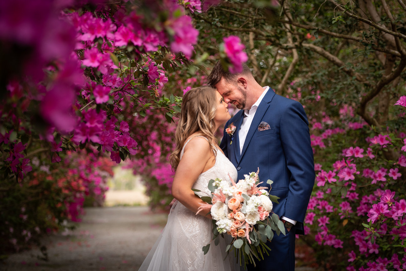 Magnolia Plantation Spring Elopement