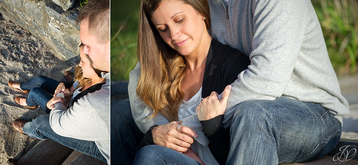 beautiful beach engagement photos