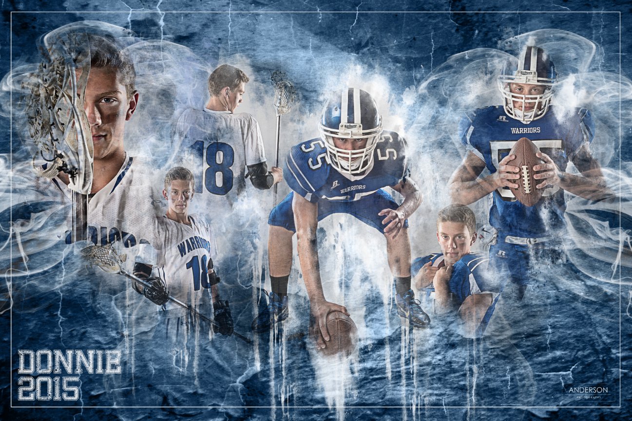Athlete Composite Poster