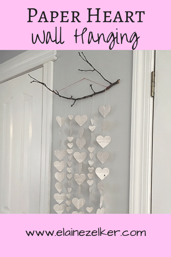 DIY Paper Heart Garland