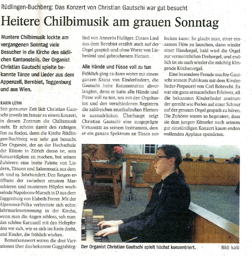 Andelfinger Zeitung 21. Januar 2014