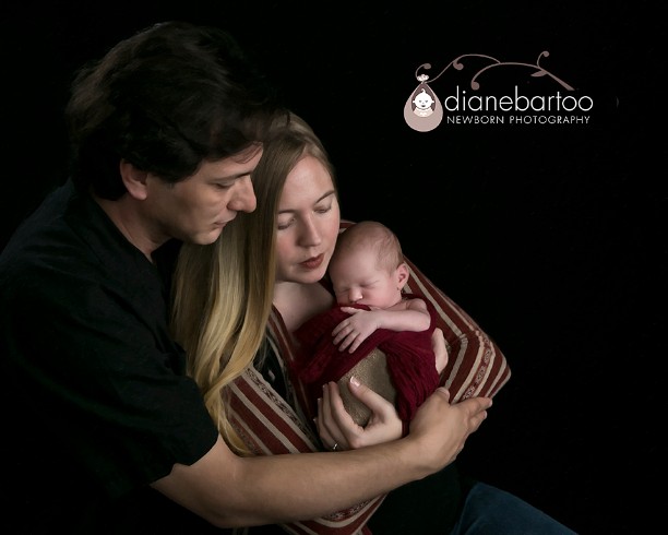 Newborn family session Riverside