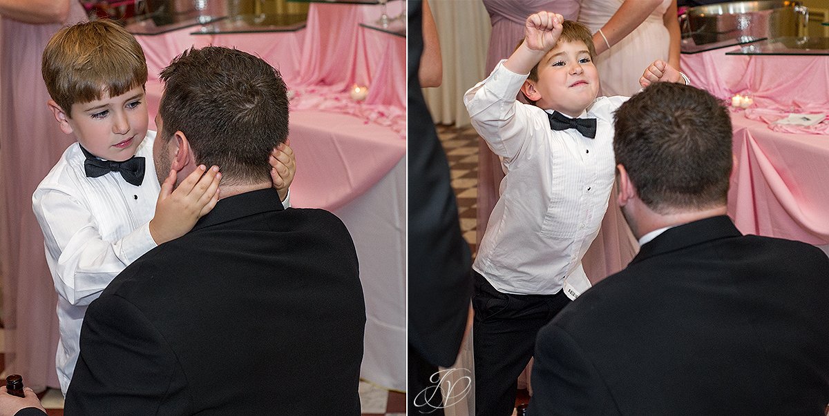 fun candid ceremony moments albany wedding photographer