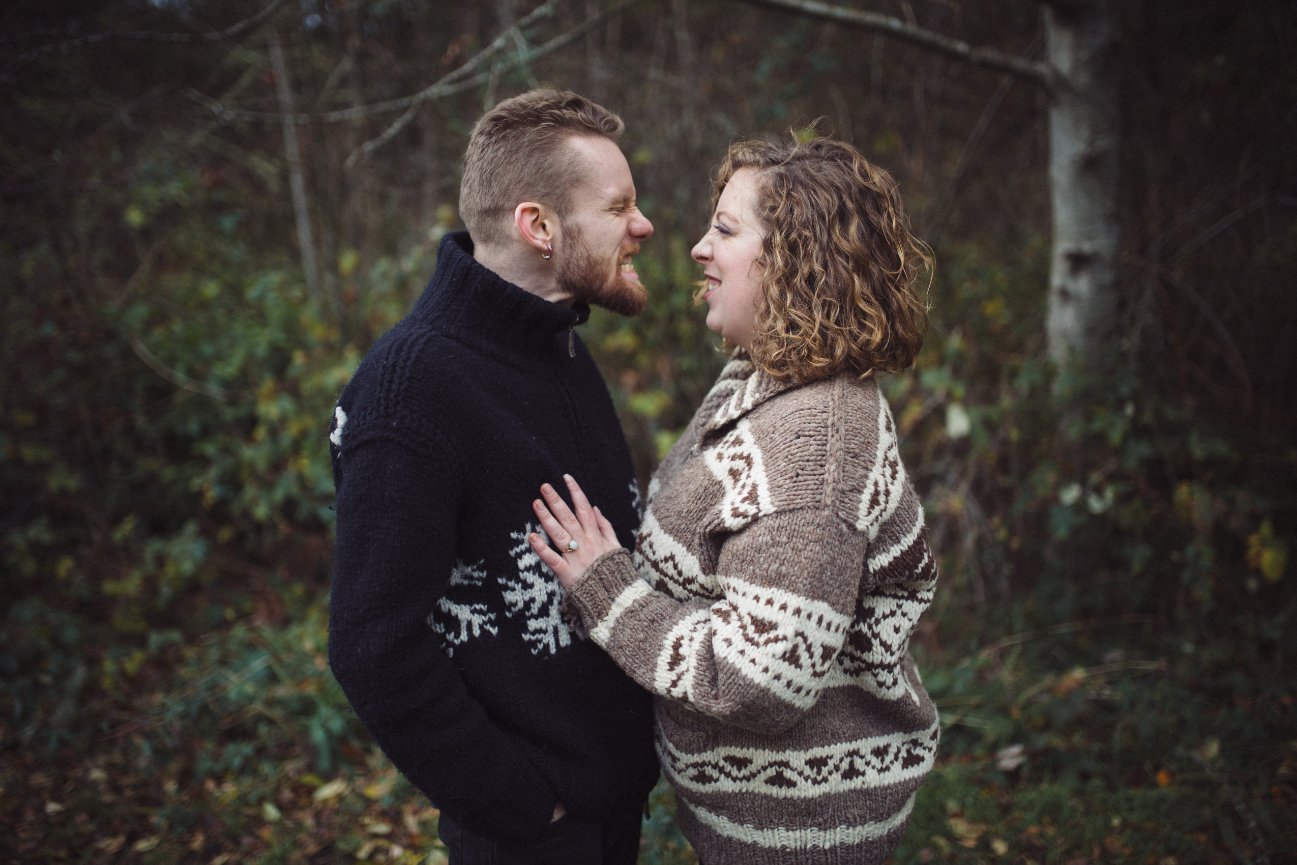 A very musical, cozy warm sweater kindof engagement session.