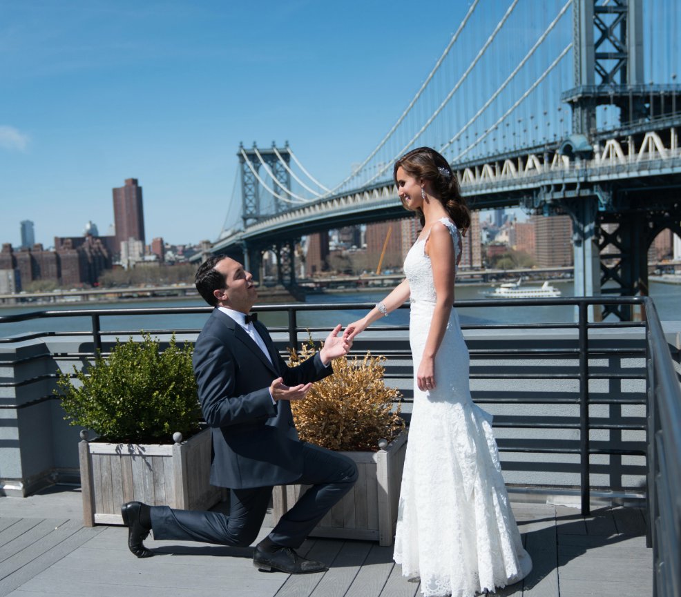 Jessica & Aron's Wedding under the Brooklyn Bridge