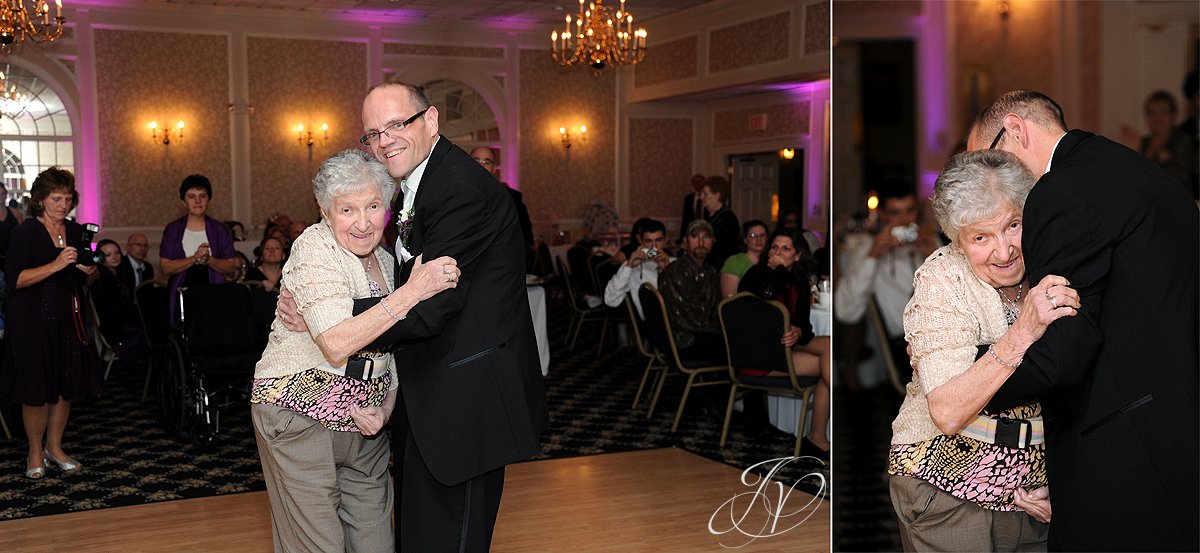 mother son dance, Lake George Wedding Photographer, first dance photo, wedding reception detail photos, Wedding at The Queensbury Hotel