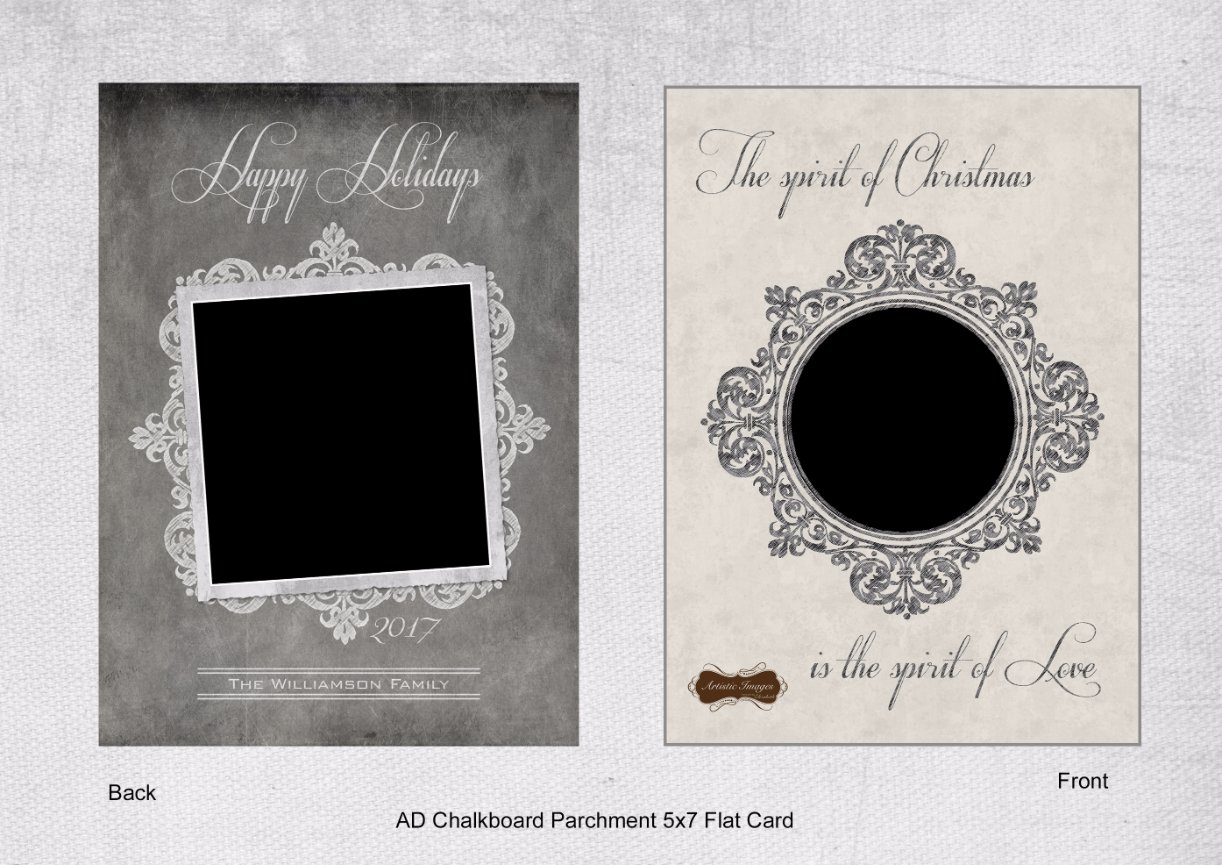 AD Chalkboard Parchment Flat
