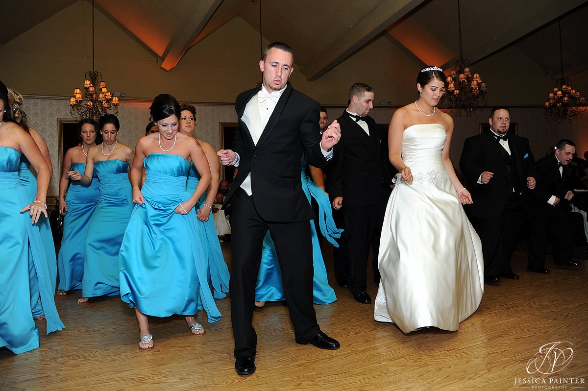 michael jackson thriller dance, wedding party choreographed dance, franklin terrace ballroom, Albany wedding photography, troy wedding photographer, franklin terrace wedding