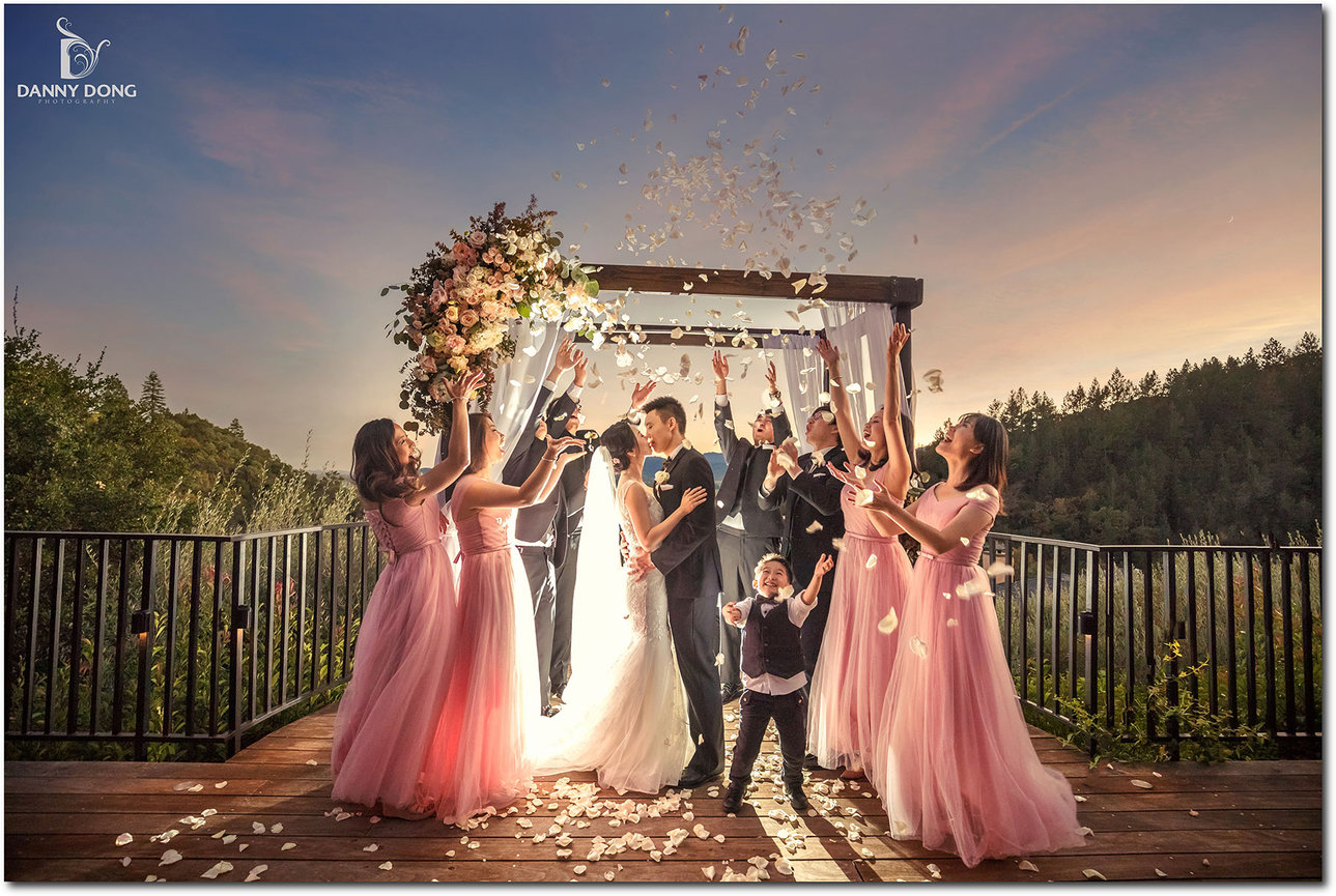 auberge du soleil intimate wedding : Elena + Eric