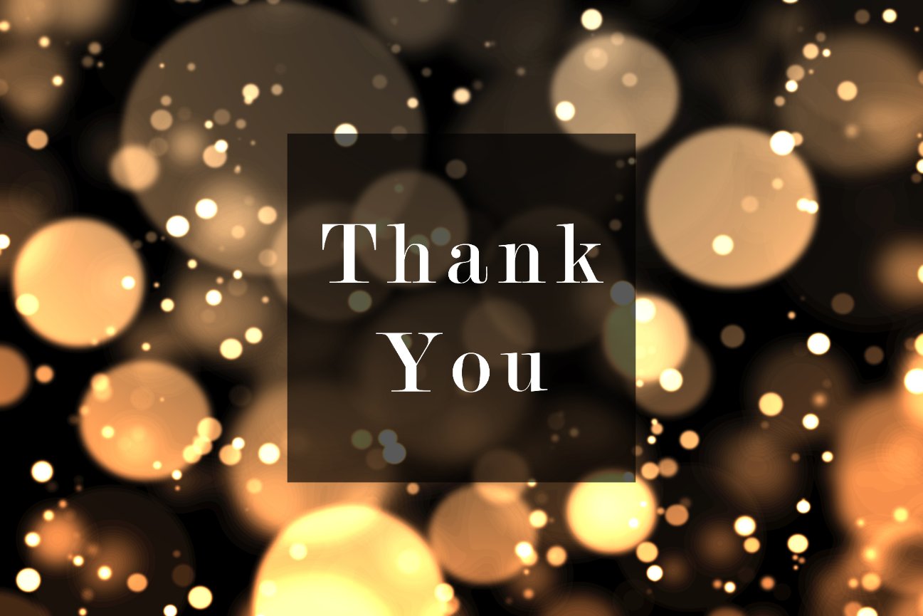A Thank You to My Amazing Clients Over the Years