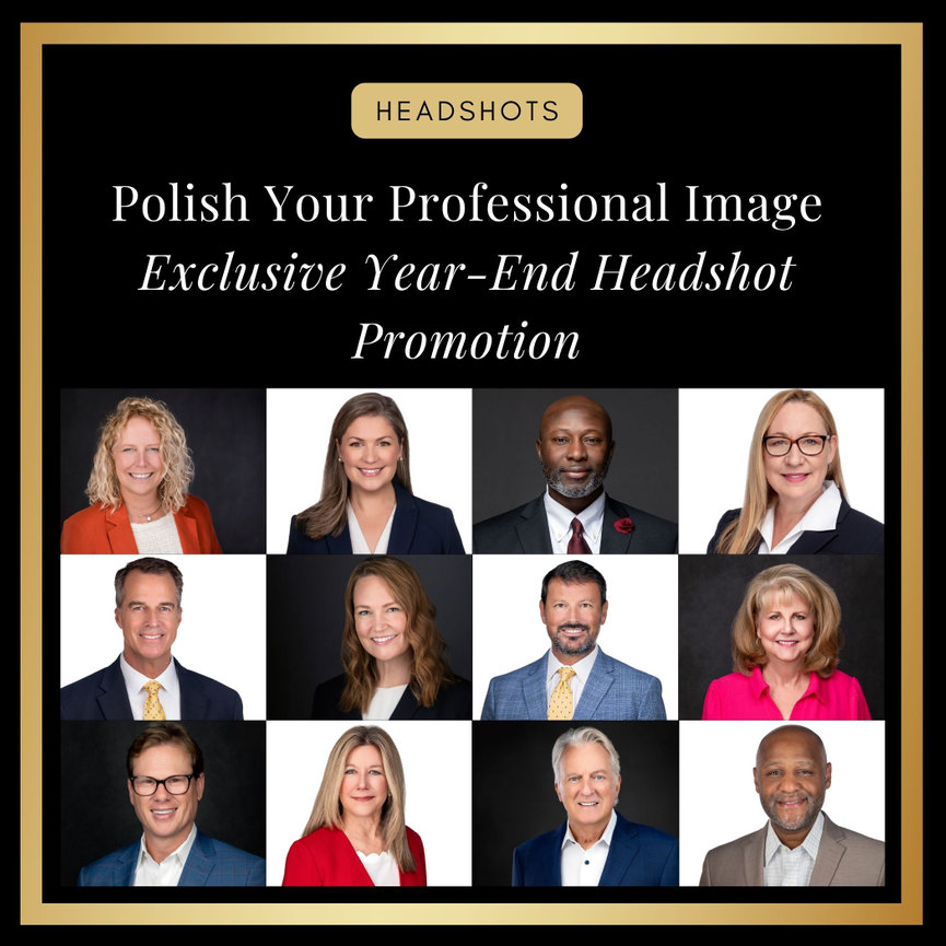 Polish Your Professional Image Before 2026: Exclusive Year-End Headshot Promotion