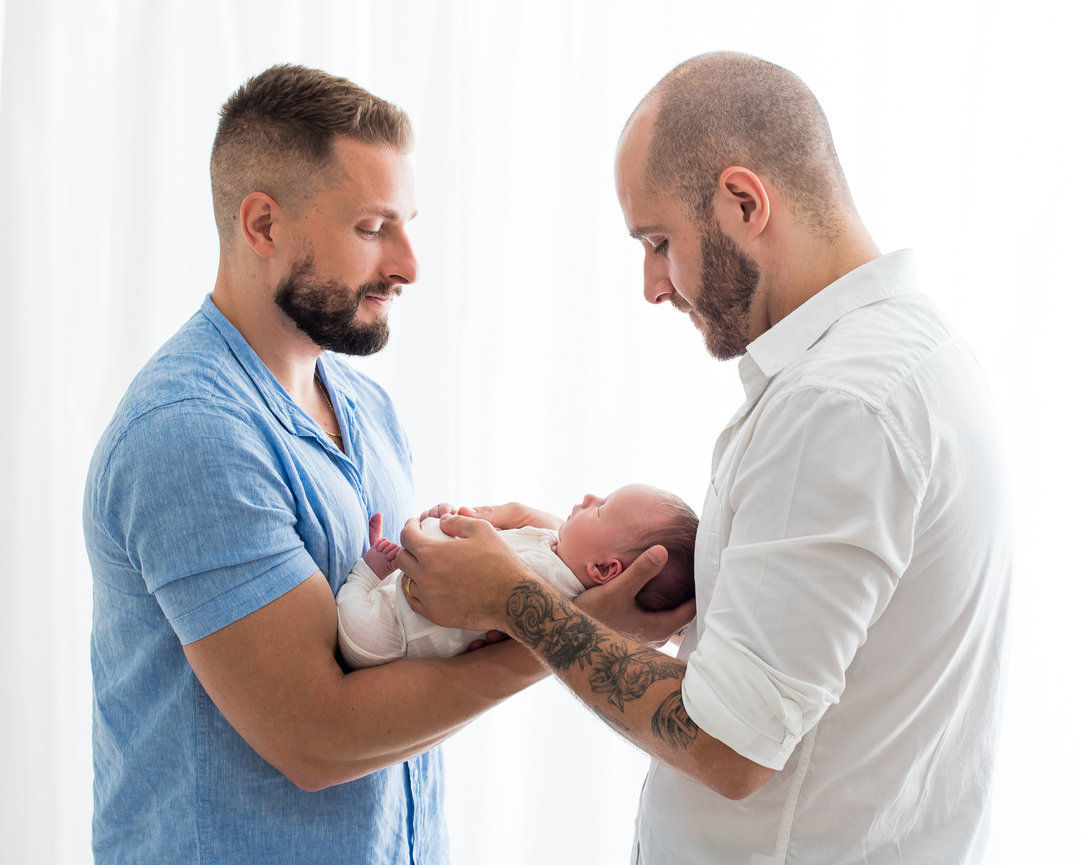 studio newborn session [evanston newborn photographer]