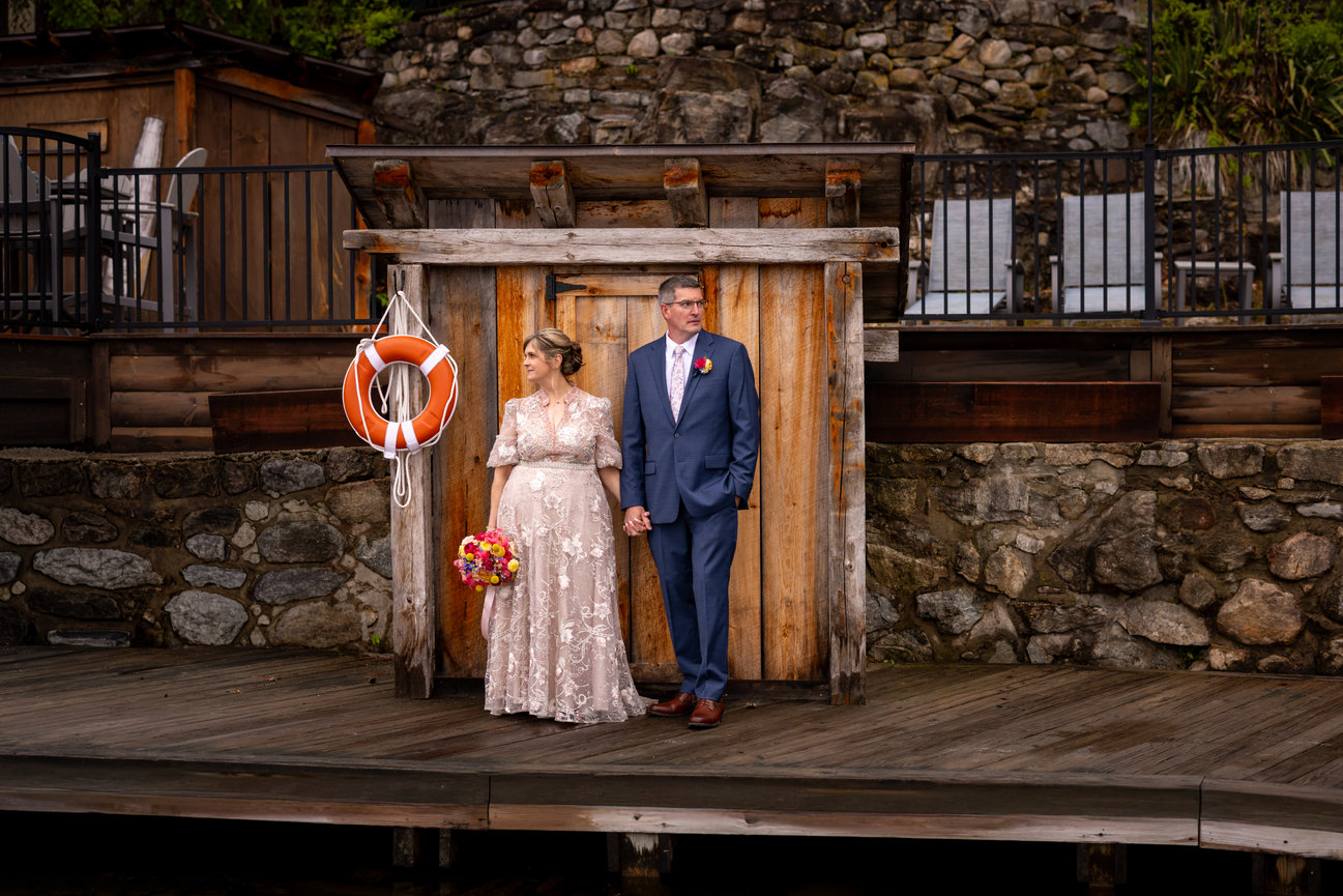 Chris and Jenn’s Blue Water Manor Wedding in Bolton Landing
