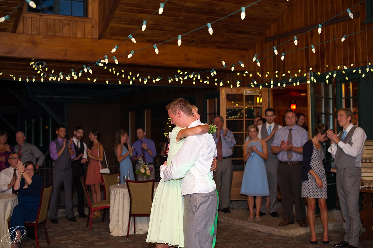 mother son dance at reception lake placid golf club