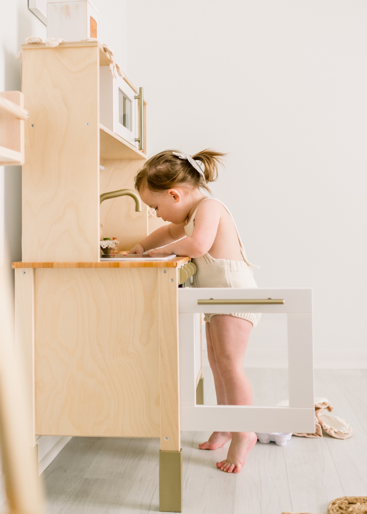 IKEA play kitchen hack — Little House of Light