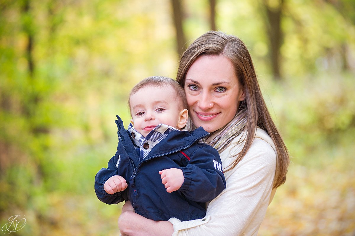 beautiful photo of mom and son