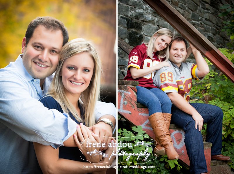 Kate & Adam Washington DC Engagement Photography at the C&O Canal