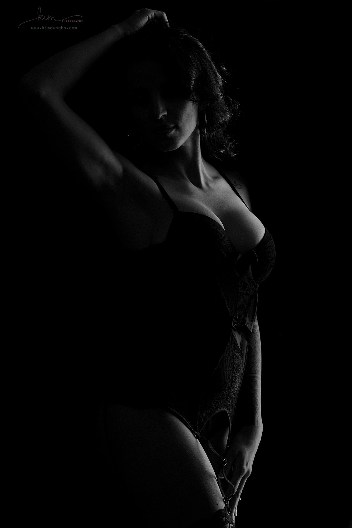 Ebony Implied Nudes - Las Vegas Boudoir Photographer Kim Dung Ho