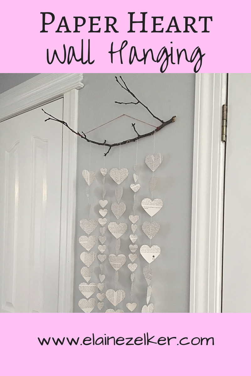 DIY Paper Heart Garland – Idea Land