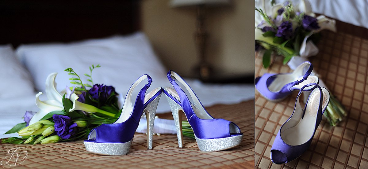 crazy unique purple wedding shoes