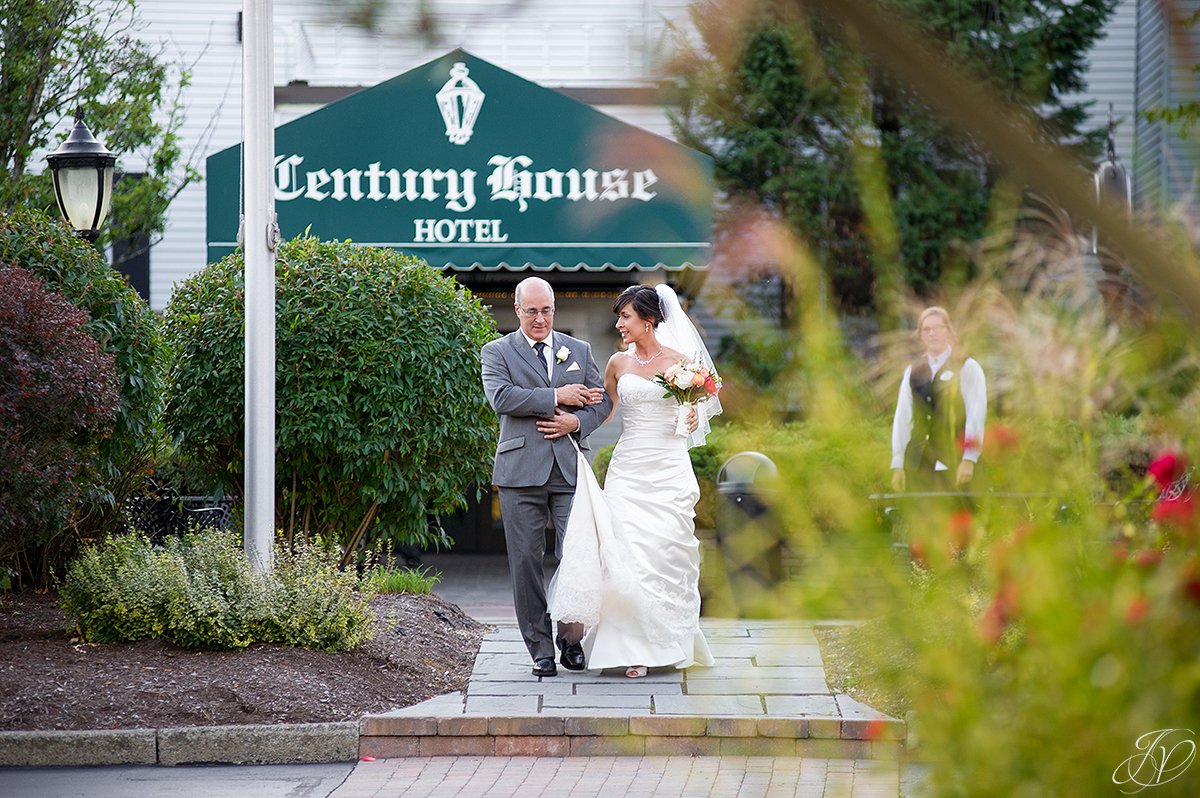 loving moment between bride and her father before the ceremony