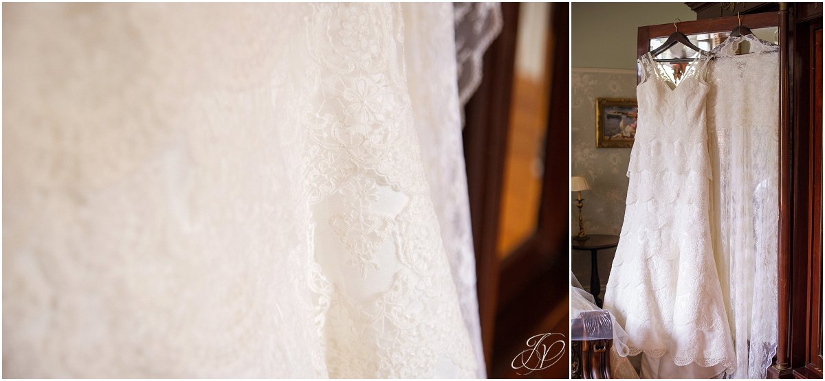Moonlight Couture wedding dress details mansion inn