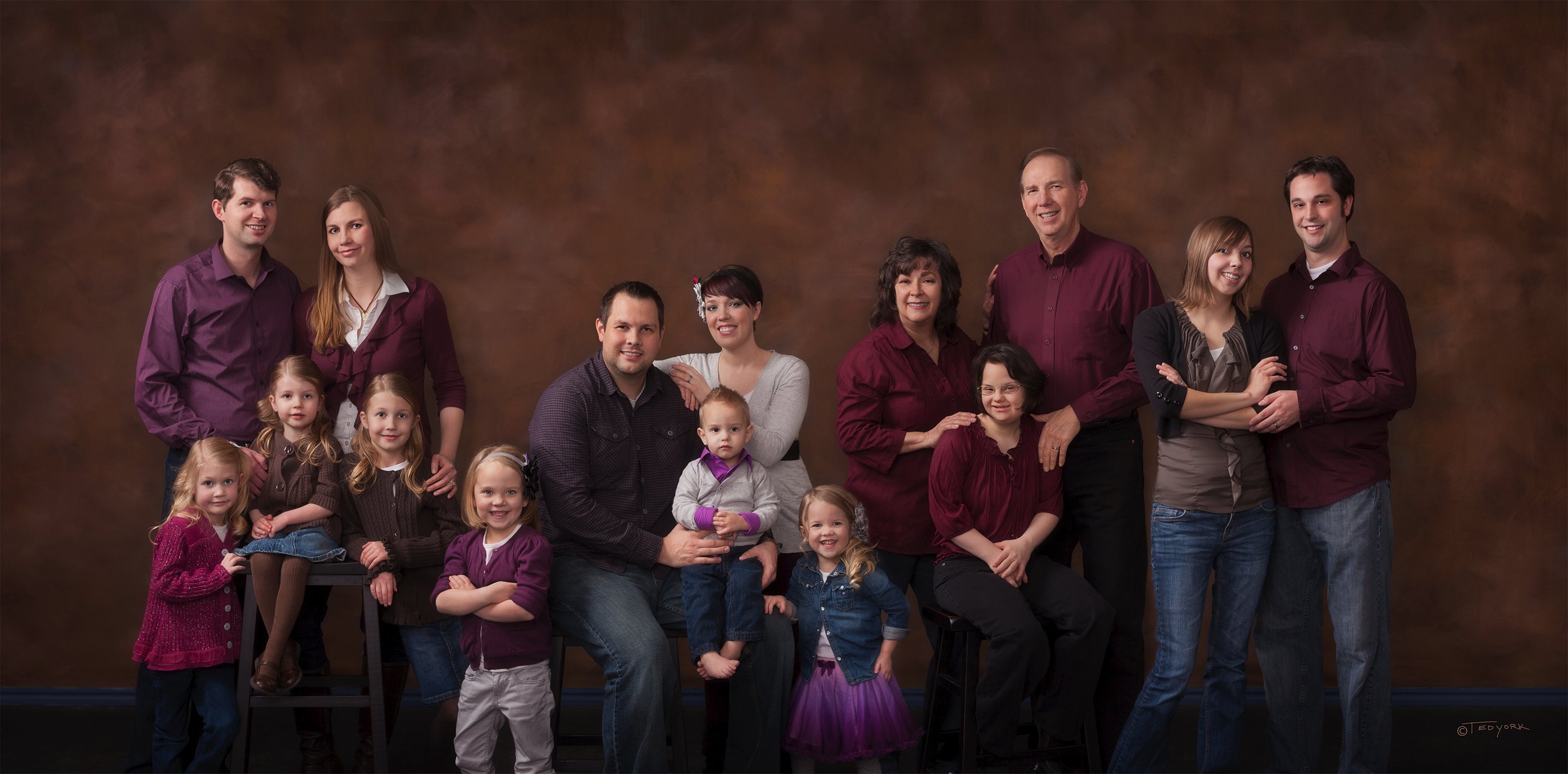 Panoramic Families - Ted York Photography