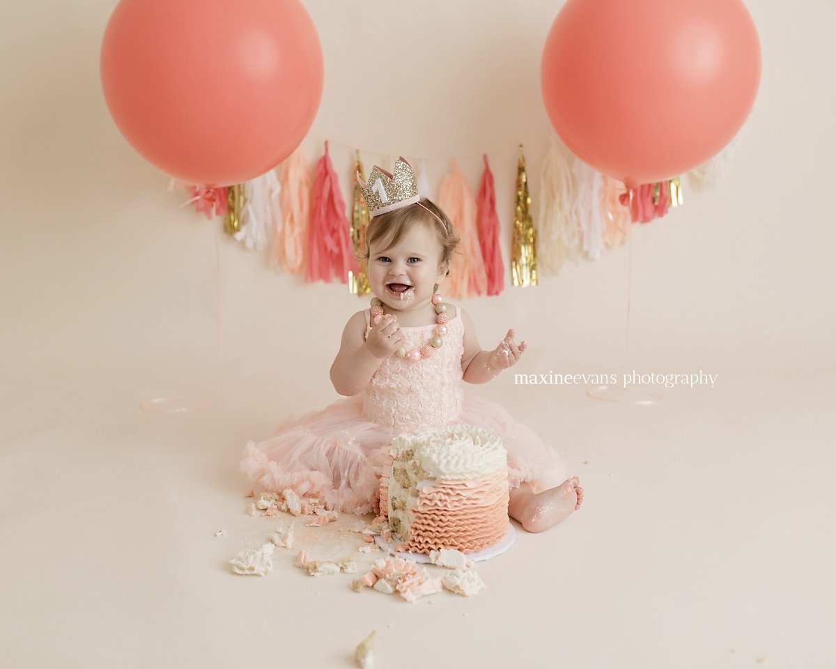 Smash Cake Photography Los Angeles Baby H