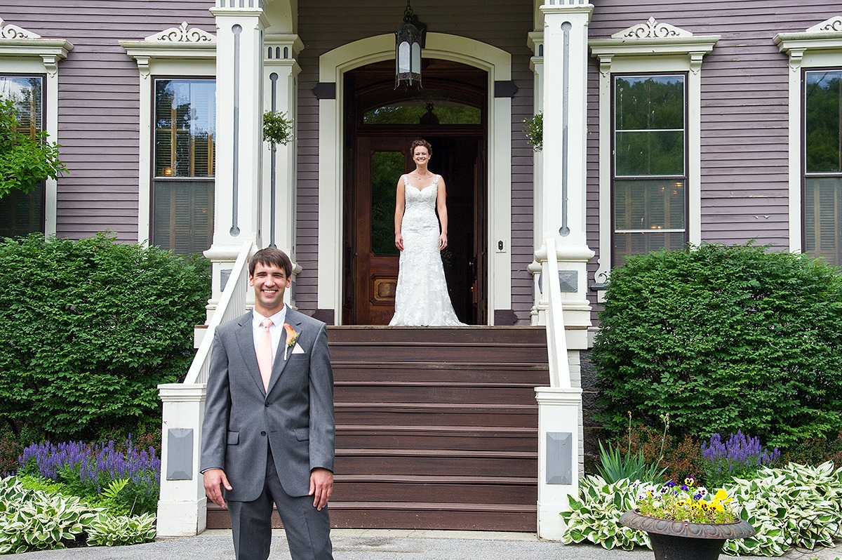 unique bride and groom first look