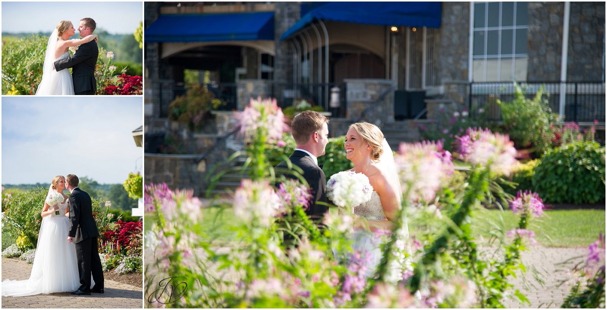 bride and groom first look saratoga national