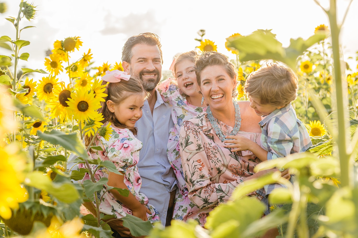 sunflower family photoshoot, sunflower pictures, sunflower family pictures, Rya Photography