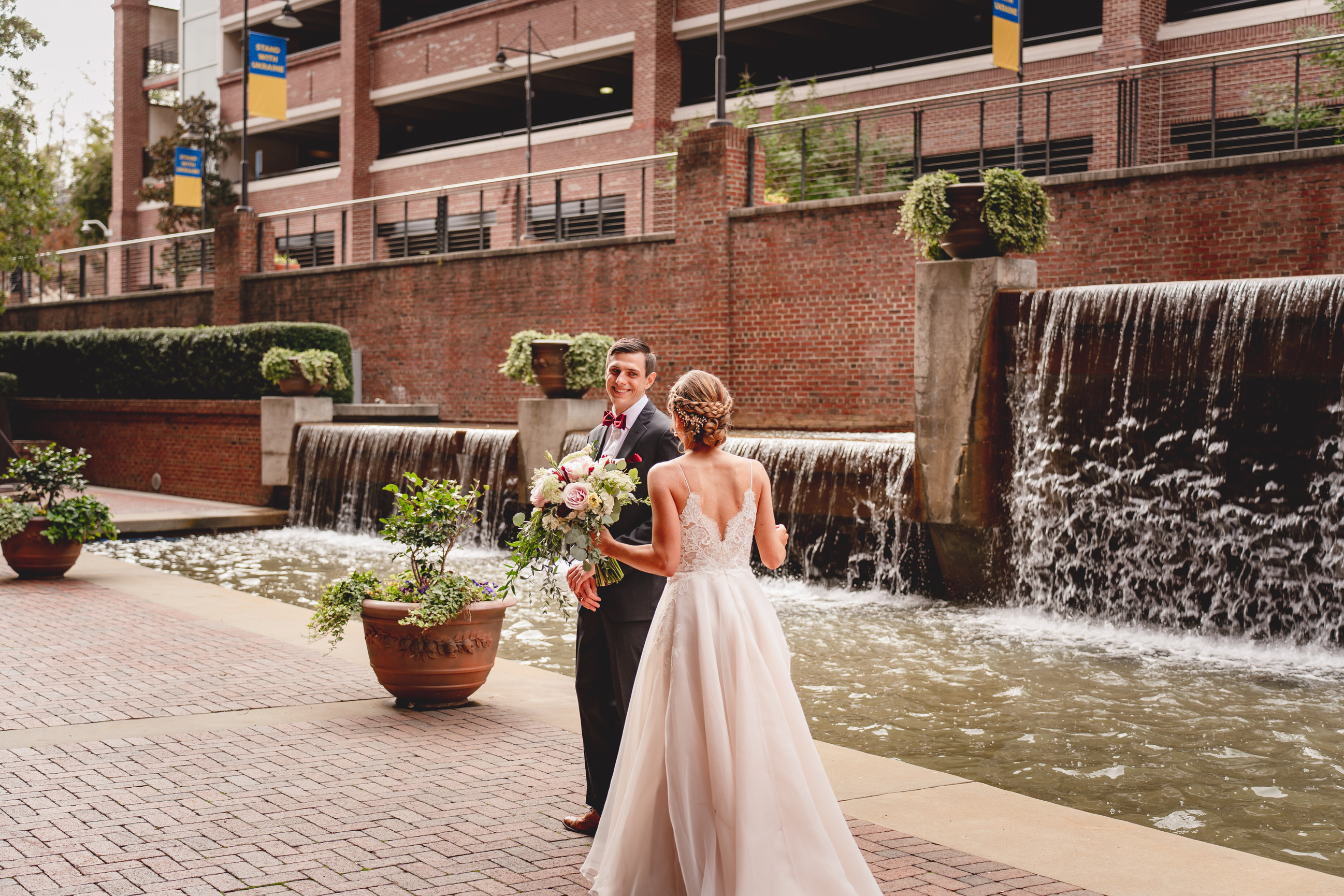 american tobacco campus wedding Bay 7 Wedding Venue Durham Wedding Photos