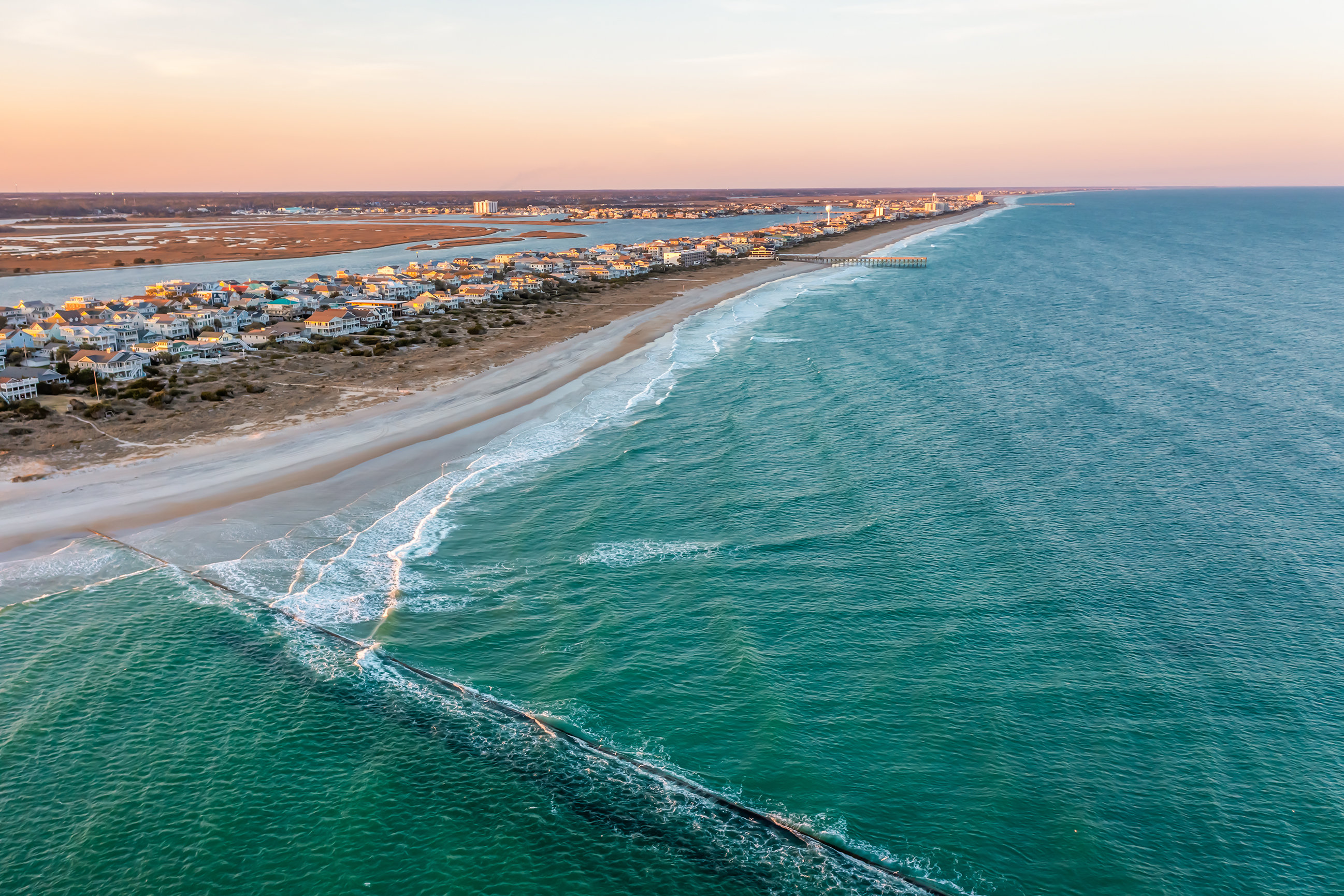 Wrightsville Beach NC Jetty sunset Megan Deitz Photography LLC