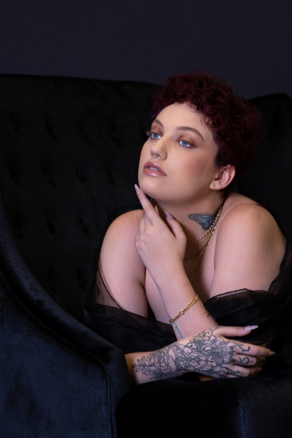 McKinney model in studio