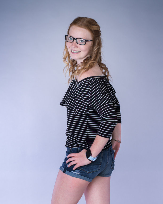 Parkview High School Senior Portraits in Orfordville Life in Pink