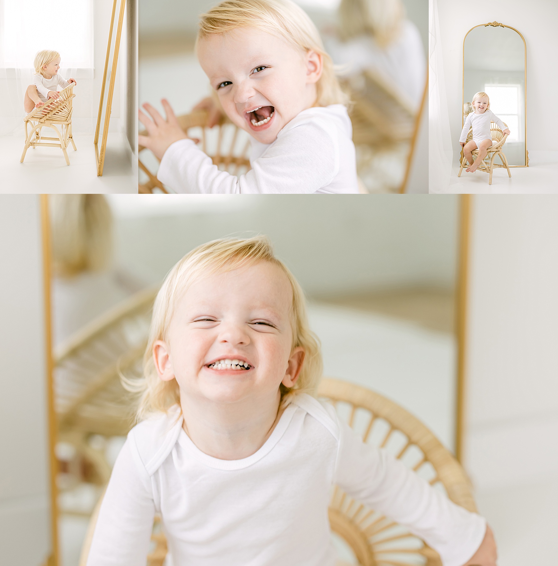 baby boy studio natural light portraits