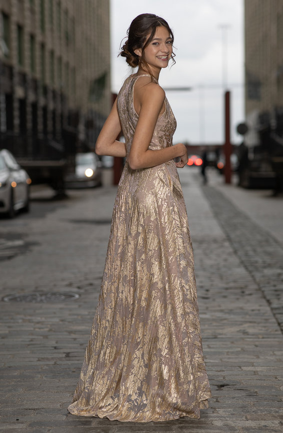 gold bat mitzvah dress May Queen MQ1702 Burgundy / 10 main image 0