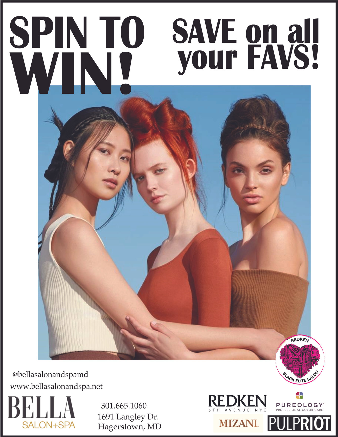 SPIN TO WIN Bella Salon and Spa