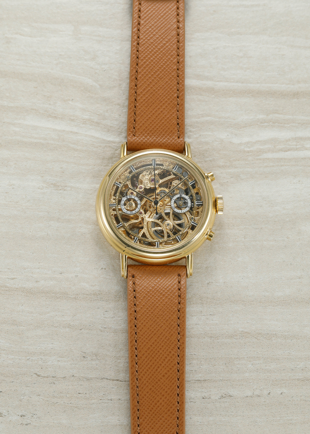 Cadran Chronographe Original Pour Mouvement Valjoux 23 - Diamètre 34.70mm, Neuf Sans étiquette