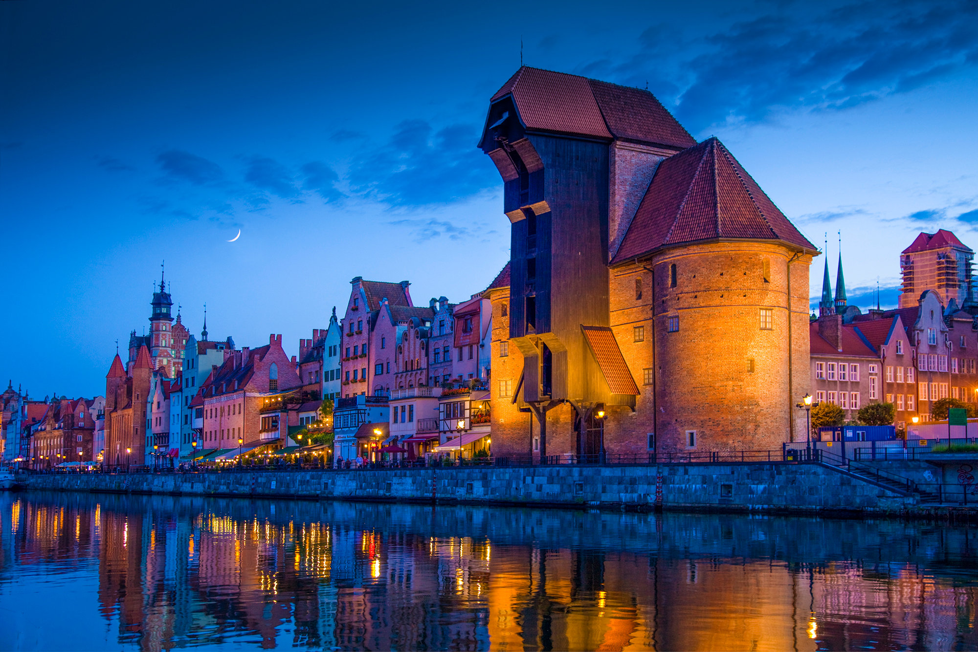 Gdansk at twilight Jim Zuckerman photography & photo tours