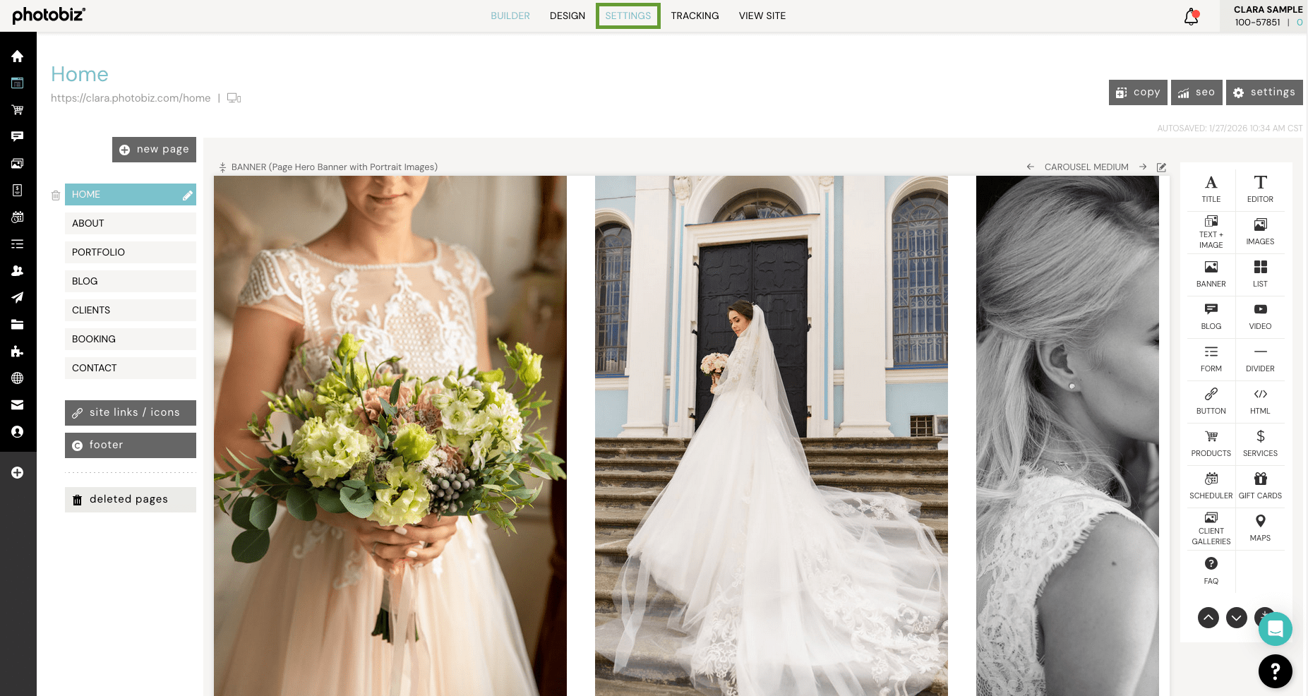How To Add Blog Widgets - PhotoBiz Knowledge Base