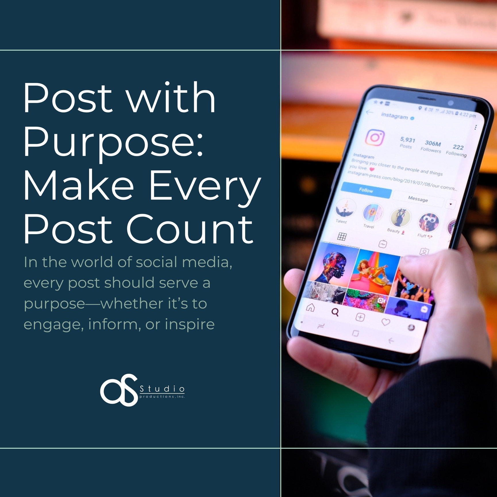 Post with Purpose: How to Make Every Social Media Post Count