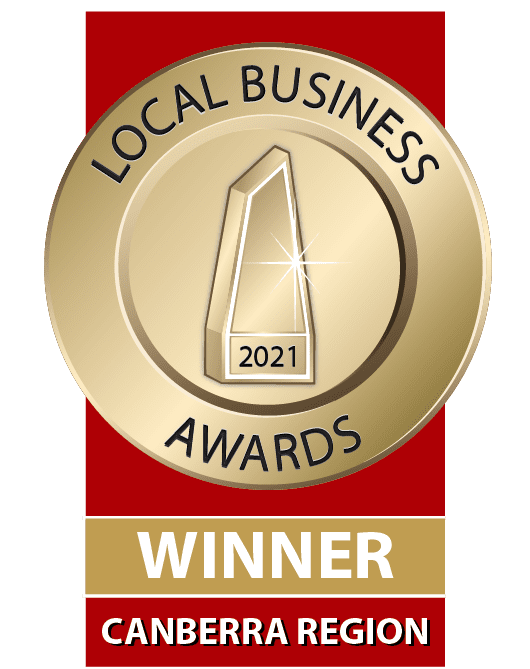 2021 Local Business Award Winner - Canberra and surrounding region