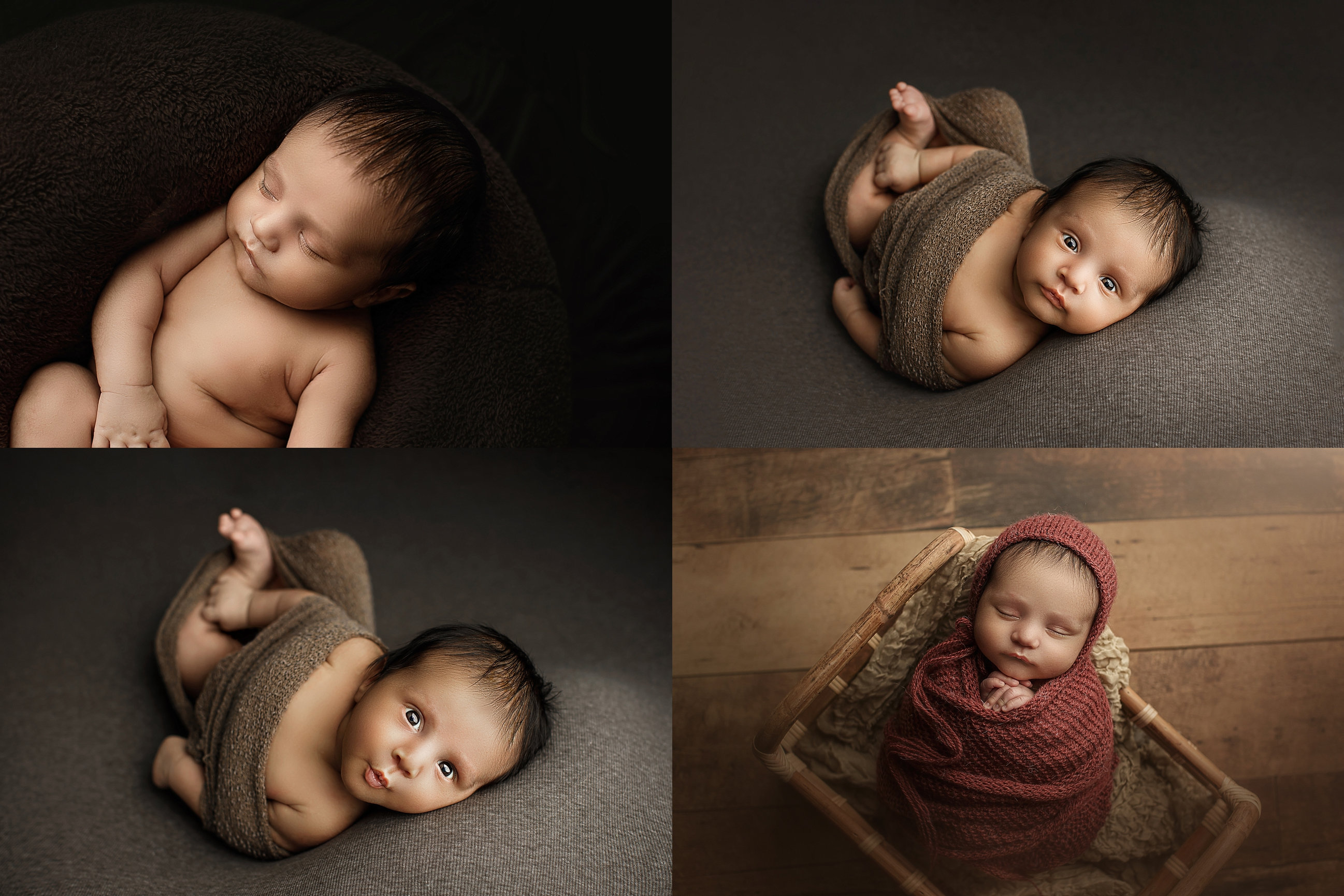 How to create a full newborn gallery with just two poses
